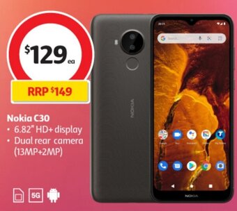 Coles Nokia C30 offer