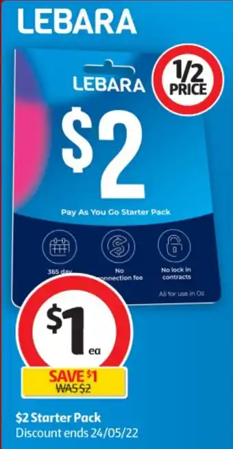 Coles 2 Starter Pack offer