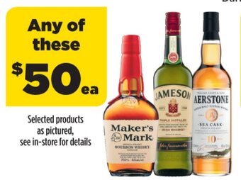 Selected products as pictured, see in-store for details