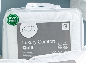 Spotlight 50% off Koo Luxury Comfort Quilt offer