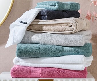 Spotlight 40% off Logan & Mason Oslo Towel Range offer