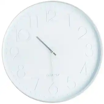 Contemporary Clock, White 50cm