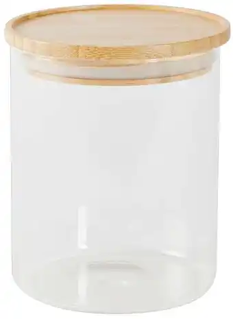 700ml Glass Canister with Bamboo Lid