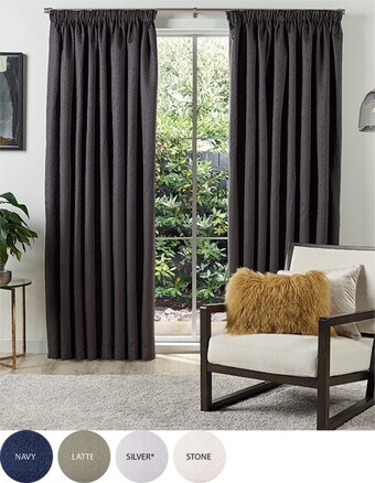 Spotlight Abbey Blockout Pencil Pleat Curtains offer