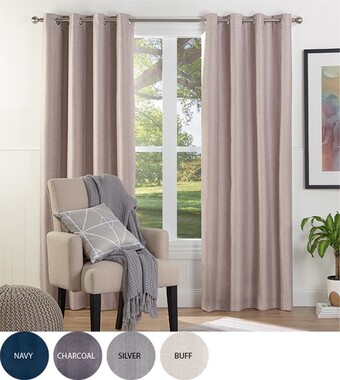 40% off Contempo Blockout Eyelet Curtains