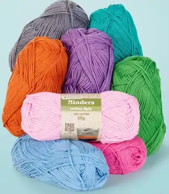 Spotlight 30% off 4 Seasons Flinders Cotton Yarn, 50g offer