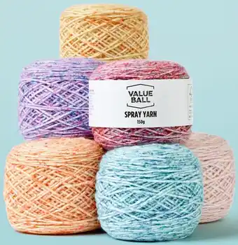 Spotlight Value Ball Spray Cake Yarn, 150g offer