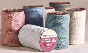 Spotlight 40% off Crafters Choice Recycled Macrame Cord offer