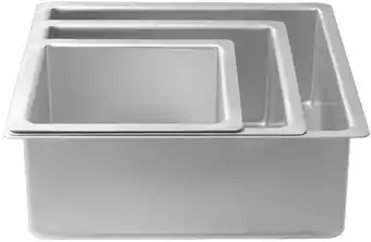 Spotlight 50% off Mondo Pro Set of 3 Square Cake Pans offer