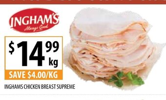 Supabarn Inghams Chicken Breast Supreme offer