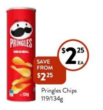 Pringles Chips 119/134g