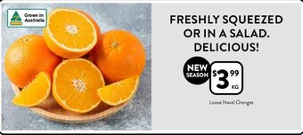 Foodworks Loose Navel Oranges Per Kg offer