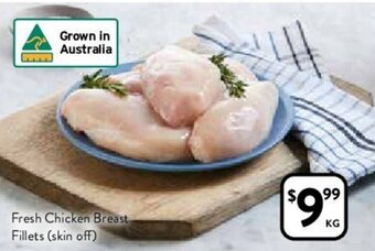 Foodworks Fresh Chicken Breast Fillets (skin off) Per Kg offer