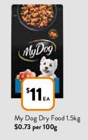 Foodworks My Dog Dry Food 1.5kg offer