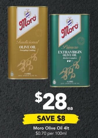 Drakes Moro Olive Oil 4lt offer