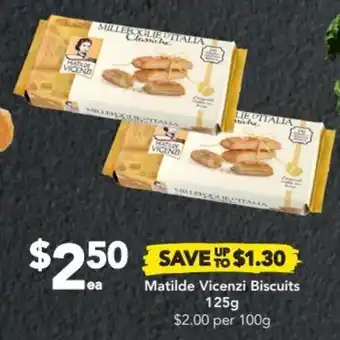 Matilde Vicenzi Biscuits 125g