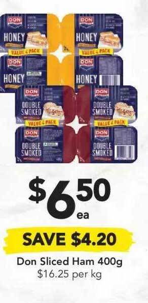 Drakes Don Sliced Ham 400g offer