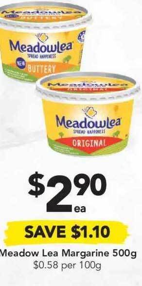 Drakes Meadow Lea Margarine 500g offer