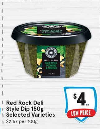 IGA Red Rock Deli Style Dip 150g offer