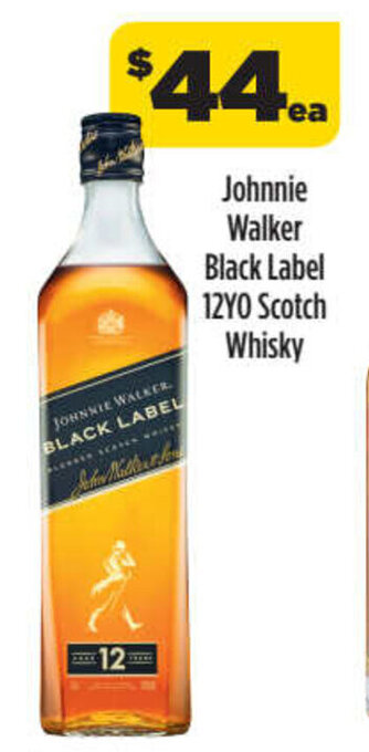 Liquorland Johnnie walker black label 12yo scotch whisky offer