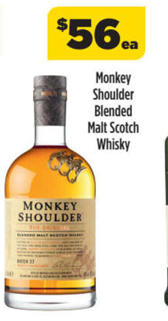 Liquorland Monkey shoulder blended malt scotch whisky offer