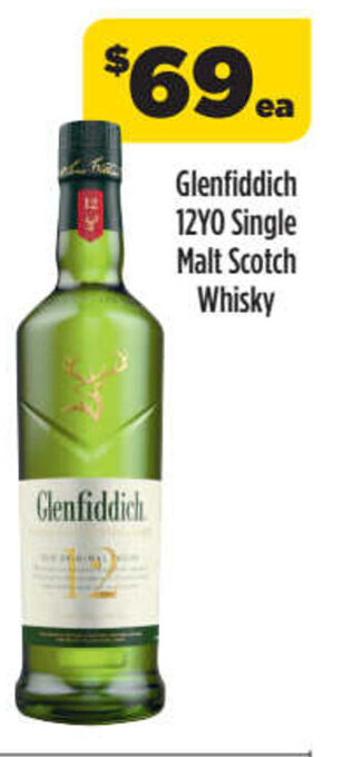 Liquorland Glenfiddich 12yo single malt scotch whisky offer