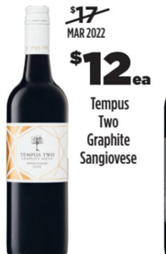 Tempus two graphite sangiovese