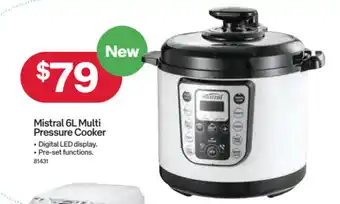 Australia Post Mistral 6L multi pressure cooker offer