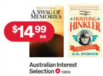 Australia Post Australian interest selection offer