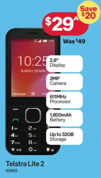Australia Post Telstra lite 2 offer