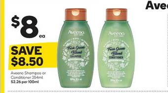 Woolworths Aveeno Shampoo Or Conditioner offer