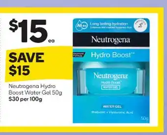 Woolworths Neutrogena Hydro Boost Water Gel offer