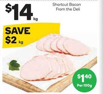 Woolworths Shortcut Bacon offer