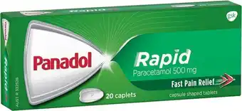 IGA Xpress Panadol Rapid Caplets 20 Pack** offer