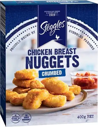 Steggles Chicken Breast Nuggets 400g