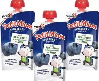 IGA Xpress Yoplait Petit Miam Squeezie Yoghurt 70g Selected Varieties offer
