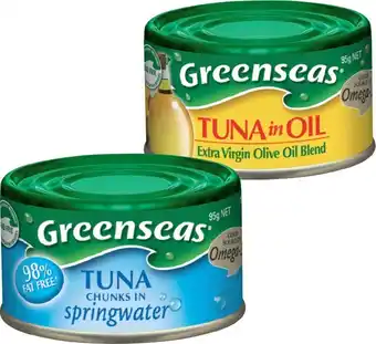 IGA Xpress Greenseas Tuna 95g Selected Varieties offer