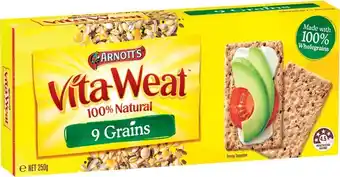 IGA Xpress Arnott's Vita-Weat 250g Selected Varieties offer