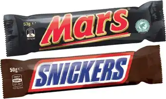 IGA Xpress Mars Medium Bar, M&Mu2019s or Starburst Fruit Chews 35-56g Selected Varieties offer