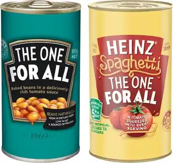 IGA Xpress Heinz Baked Beans 555g or Spaghetti 535g Selected Varieties offer