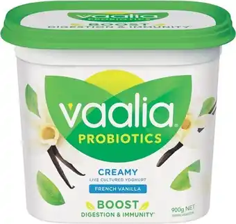IGA Xpress Vaalia Probiotics Yoghurt 900g Selected Varieties offer