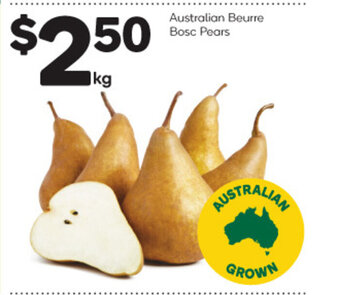 Australian Beurre Bosc Pears