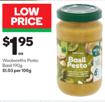Pesto Basil 190g