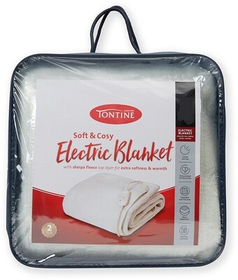 BIG W Tontine Sherpa Electric Blanket - Queen offer