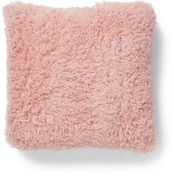 BIG W House & Home Curly Cushion 55cm x 55cm - Mellow Pink offer