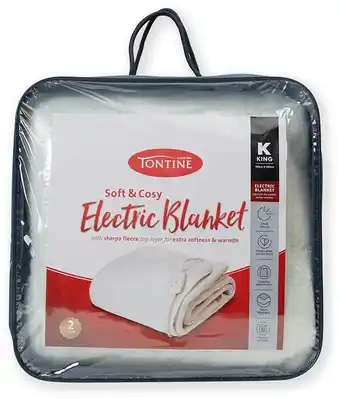 BIG W Tontine Sherpa Electric Blanket - King offer