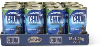 BIG W Chum Lamb Wet Dog Food 12 x 1.2kg offer