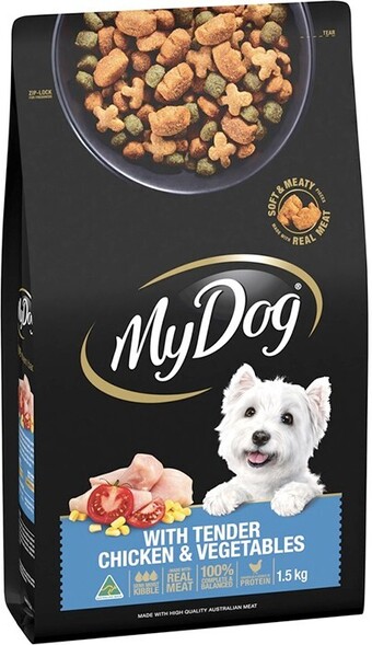 BIG W My Dog Roast Chicken Dry Dog Food 1.5kg offer
