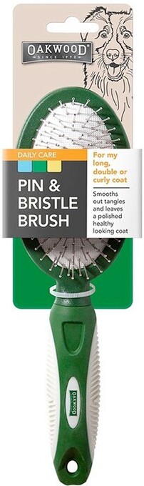 BIG W Oakwood Pin and Bristle Brush offer