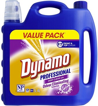 BIG W Dynamo Professional Liquid Laundry Detergent 5.4L offer